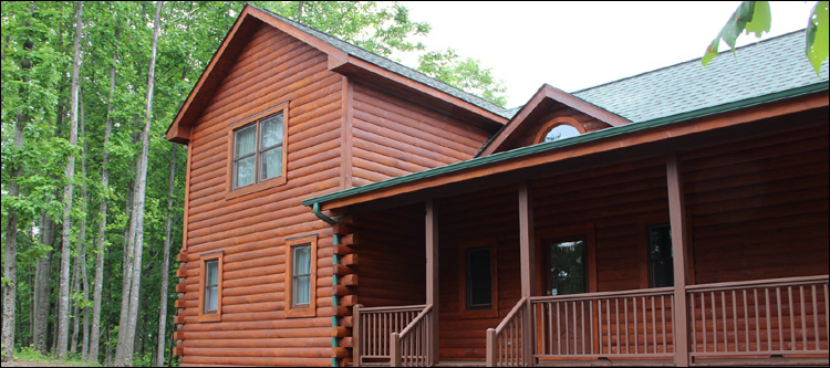 Log Home Staining in Carroll County, Kentucky