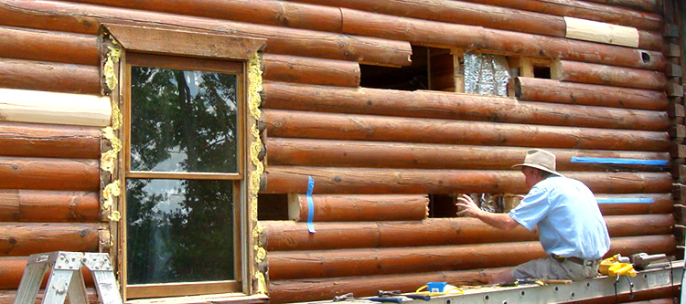 Log Home Repair Carroll County, Kentucky