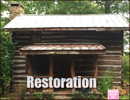 Historic Log Cabin Restoration  Carroll County, Kentucky